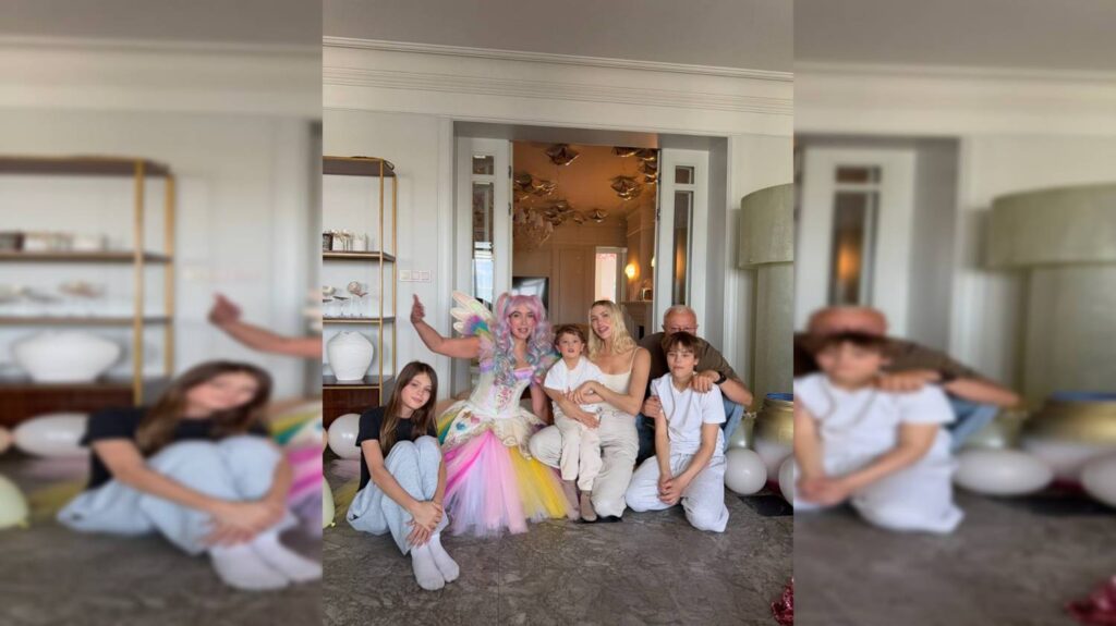 lena perminova celebrates son’s birthday with alexander lebedev