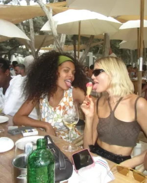 Lena Perminova Enjoys Stylish Ibiza Getaway With Tina Kunakey and Kristina Romanova 6 lena perminova enjoys stylish ibiza getaway