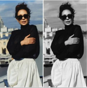 ekaterina klimova stuns fans with stylish rooftop photoshoot