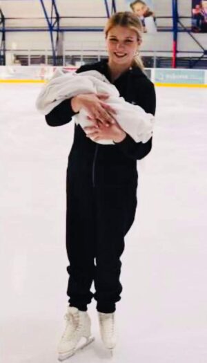 Alexandra Trusova Criticized for Bringing Newborn Son onto the Ice