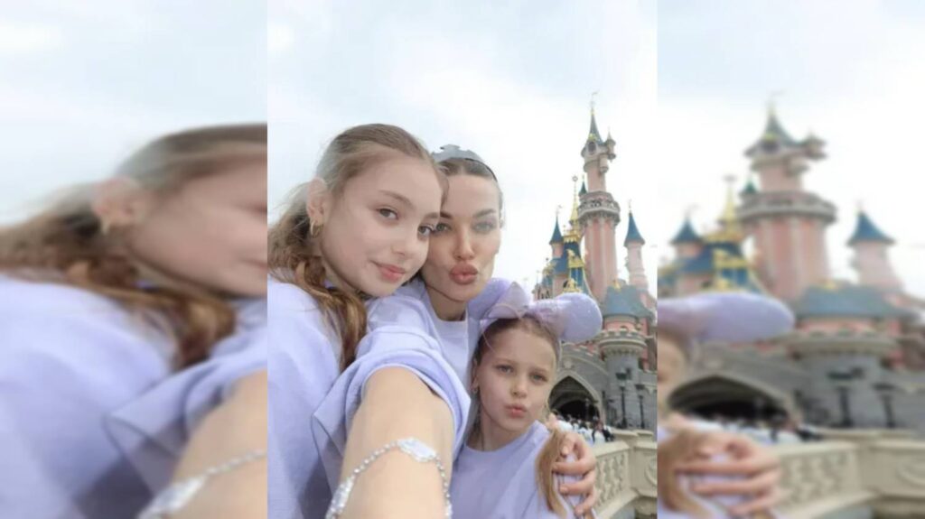 daria konovalova sparks debate over outfit in paris trip with daughters