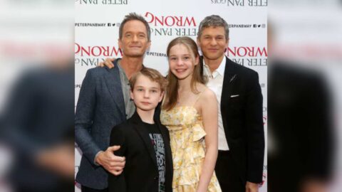 neil patrick harris shines on broadway premiere night with family support