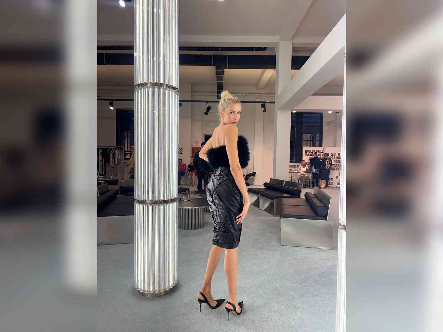 Lena Perminova Shares Rare Fitting Photos from the Di Morabito Show 21 lena perminova shares rare fitting photos from the di morabito show