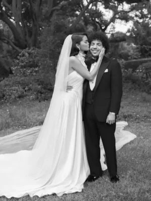 selena gomez shares stunning wedding photos with benny blanco