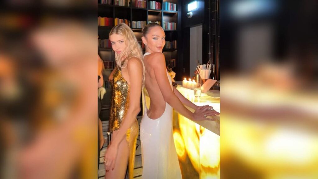 lena perminova, alesya kafelnikova & candice swanepoel shine at monot’s exclusive dinner