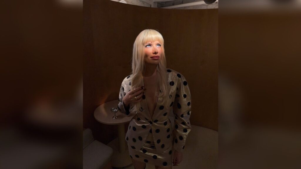 Lena Perminova's Polka-Dot Style: A Masterclass in Bold Fashion with Thigh-High Boots 4 lena's polka-dot style: a masterclass in bold fashion with thigh-high boots