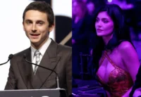 kylie jenner supports timothée chalamet at palm springs