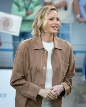 princess charlene and prince albert ii attend monaco sevens