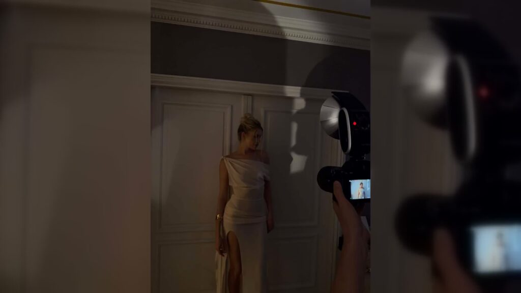 lena perminova shares stunning cannes hotel room fashion moments